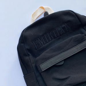 Personalised Kids Backpacks - Black