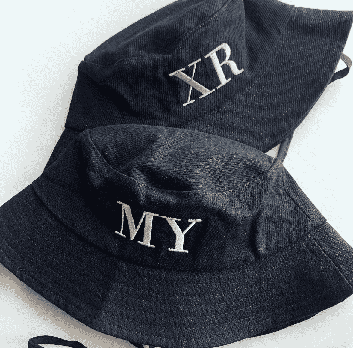 Personalised kids top bucket hats