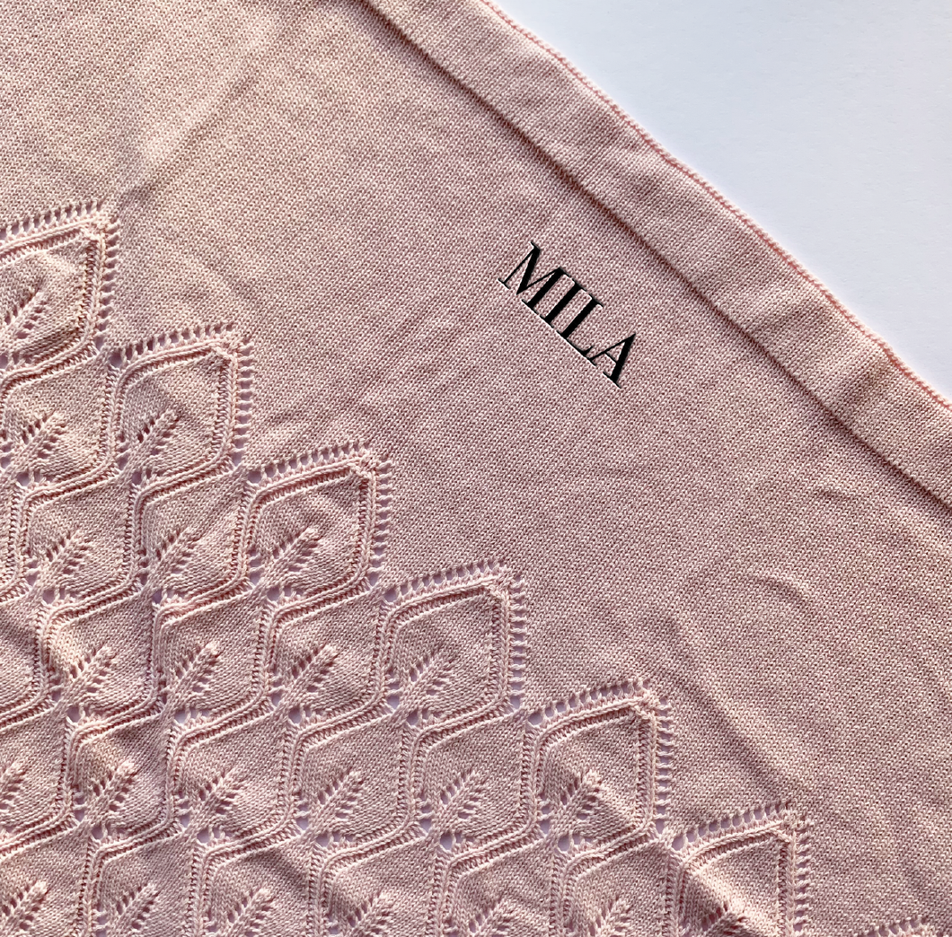 Personalised Baby Blankets - Pink