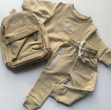 Load image into Gallery viewer, Baby Tracksuit Sets for Cozy Cuteness! - SandBaby Tracksuit Sets for Cozy Cuteness! - Sand