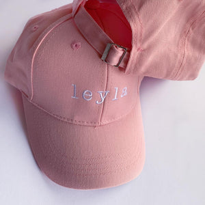 Personalised Baby Caps for Stylish Little Heads! - Pink