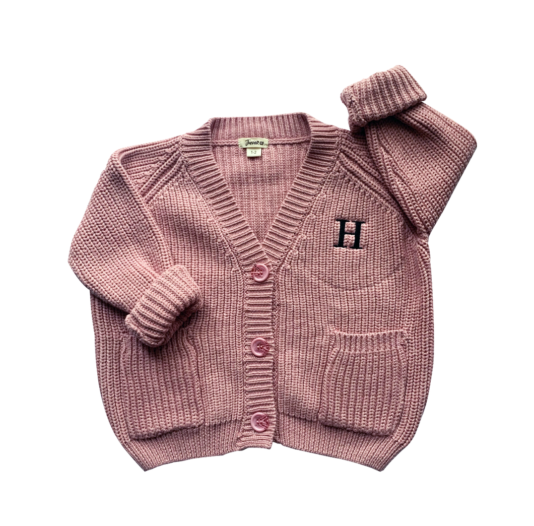 pink cardigan for baby