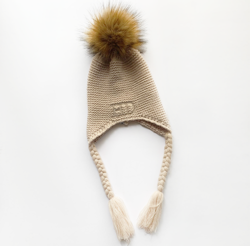 Customise Toddler Beanie  - Sand