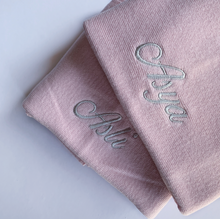 Load image into Gallery viewer, Personalised Baby Blankets: Warmth &amp; Love in Every Stitch - Pink