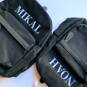 Personalised Kids Backpacks - Black