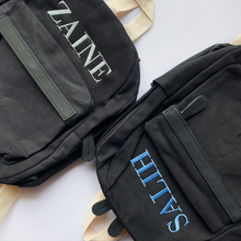 Load image into Gallery viewer, Personalised Toddler Backpack- Black