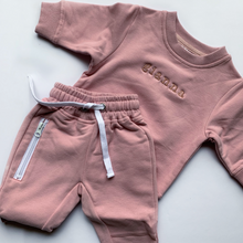 Load image into Gallery viewer, Pink Baby Tracksuit Set for Adorable Comfort!
