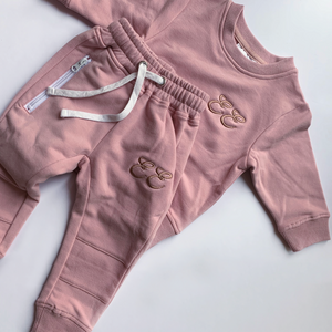 Pink Baby Tracksuit Set for Adorable Comfort!