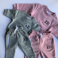 Load image into Gallery viewer, Pink Baby Tracksuit Set for Adorable Comfort!