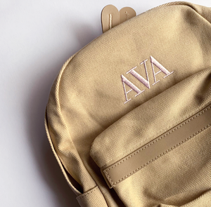 kids personalised backpack