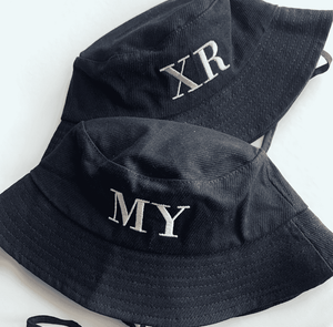 Personalised Kids' Bucket Hats for Sunny Adventures! - Black