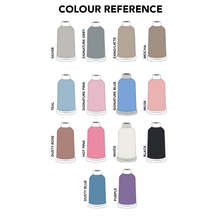 Load image into Gallery viewer, personalised kids pyjamas colour reference