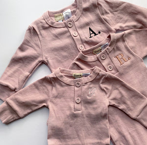 pink pajama set