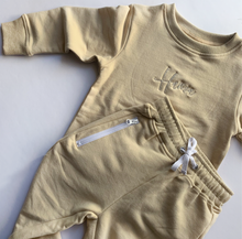 Load image into Gallery viewer, Baby Tracksuit Sets for Cozy Cuteness! - Sand